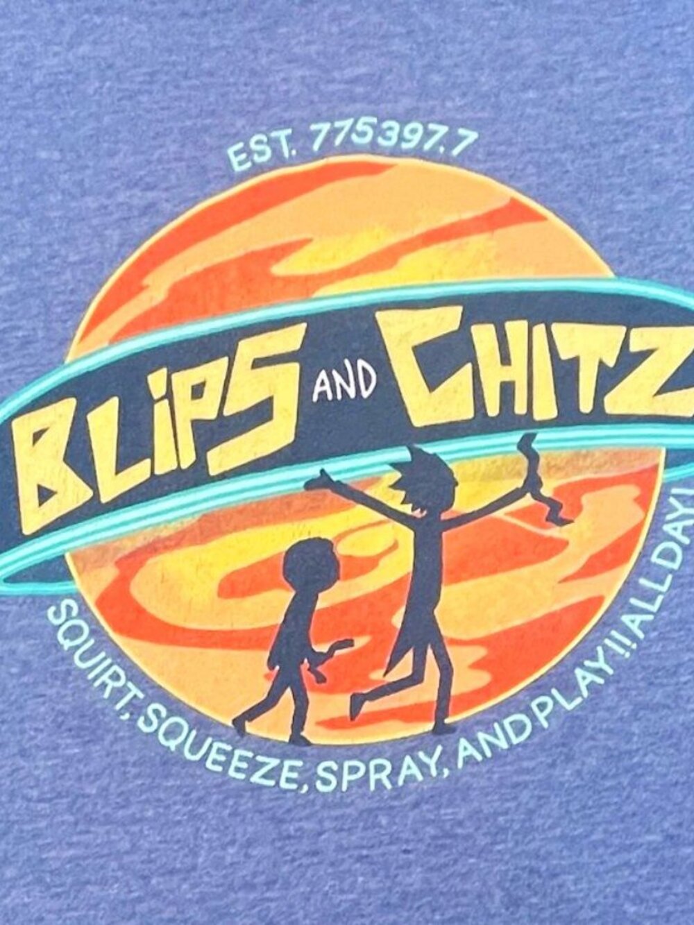 MEN'S RICK & MORTY SHIRT UNISEX SIZE LARGE OFFICIALLY LICENSED TEE